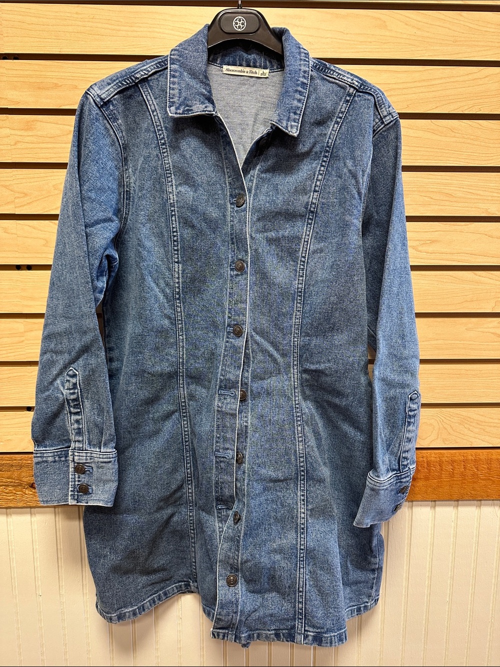 Abercrombie & Fitch Blue Denim Shirt Jacket